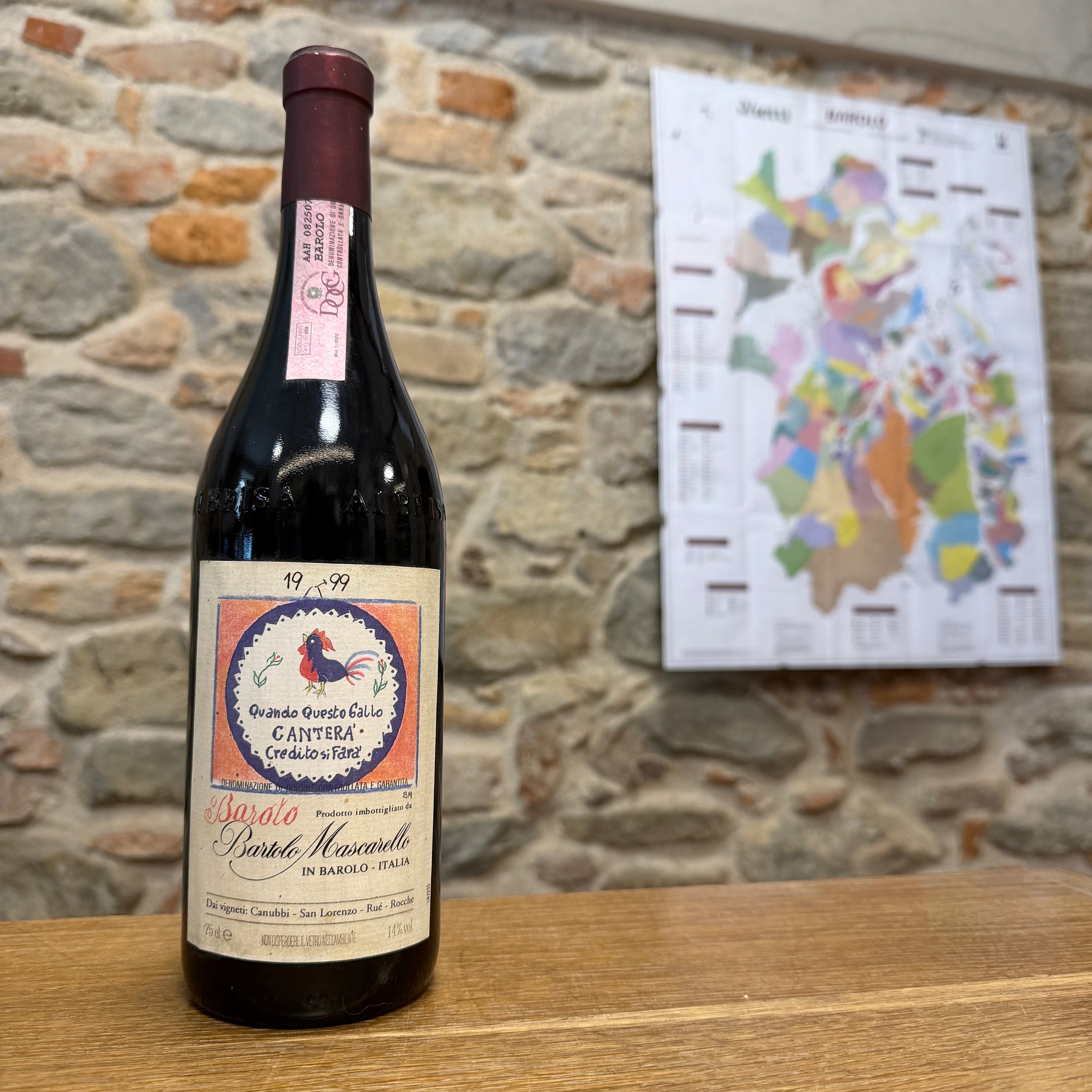 Bartolo Mascarello Barolo 1999 Etichetta Dipinta